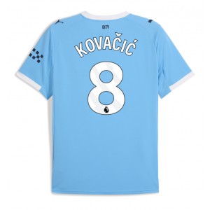 Fotbalové Dres Manchester City Mateo Kovacic #8 Domácí Oblečení 2025-26 Krátký Rukáv